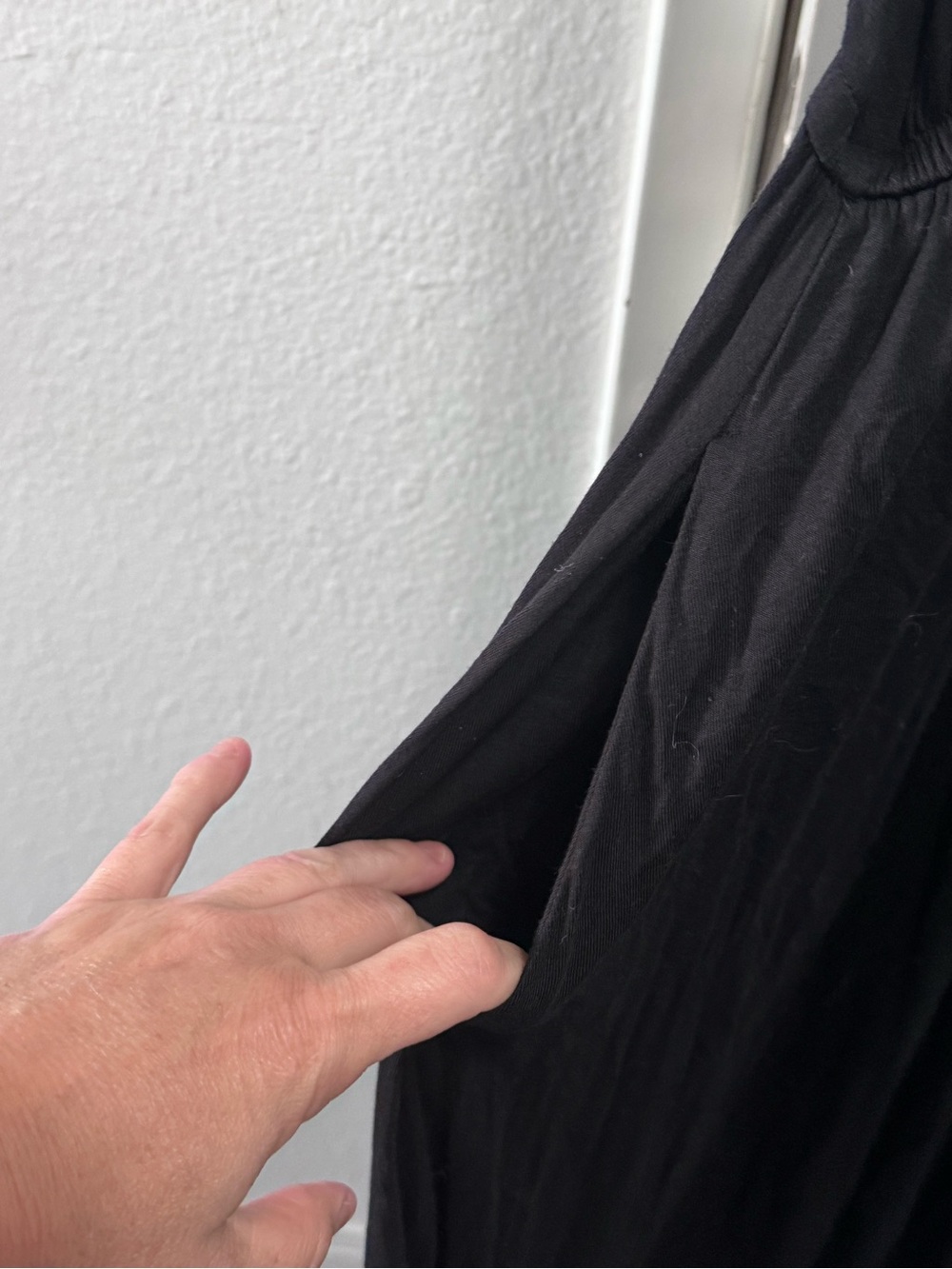 Lane Bryant Black V-Neck Midi Dress - Picture 5 of 6